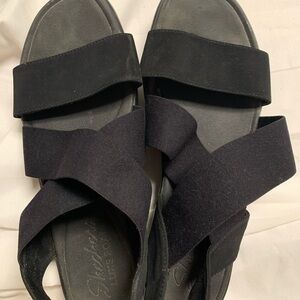 Skechers Women's Elegant Black Sandals